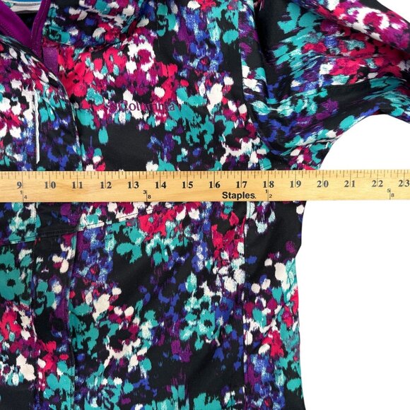 Columbia Bugaboo Interchange Jacket Girls Youth Large L Floral Ski Winter Coat - Picture 7 of 13